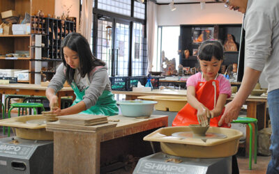 電動ロクロ陶芸体験 阿南町陶芸体験館