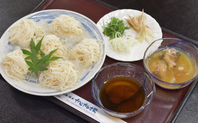 冷やしそうめん 和食処かじか亭