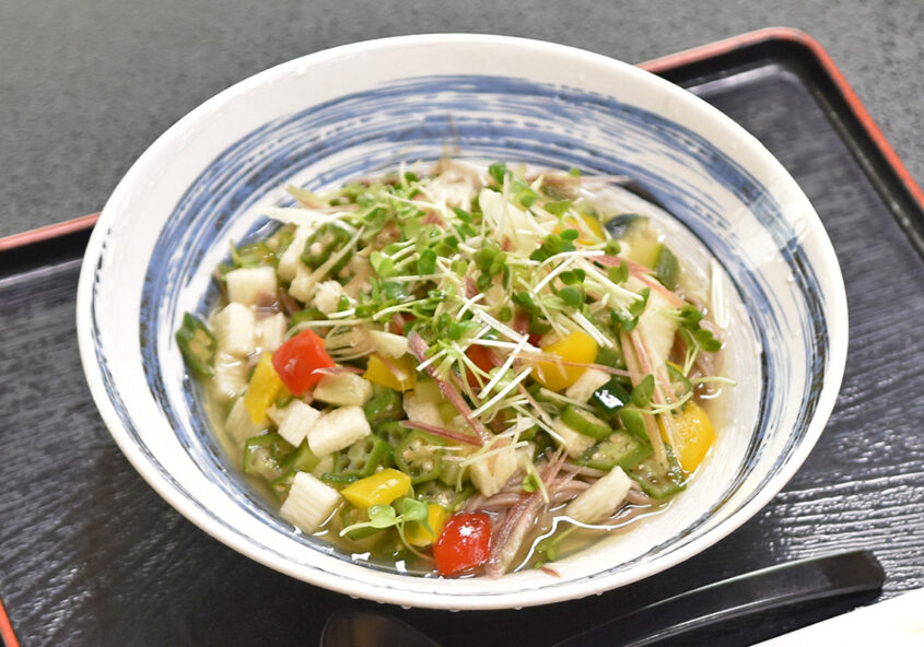 ねばねばぶっかけ麺 和食処かじか亭