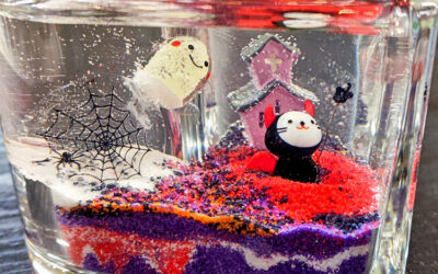 クリアジェルでハロウィンワールドを作ろう！ 阿南町陶芸体験館